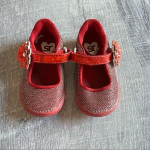 Stride Rite Red Baby Shoes Size 4.5